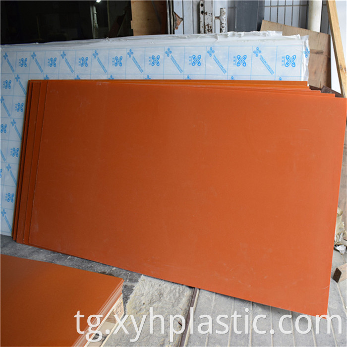 Orange Bakelite Block